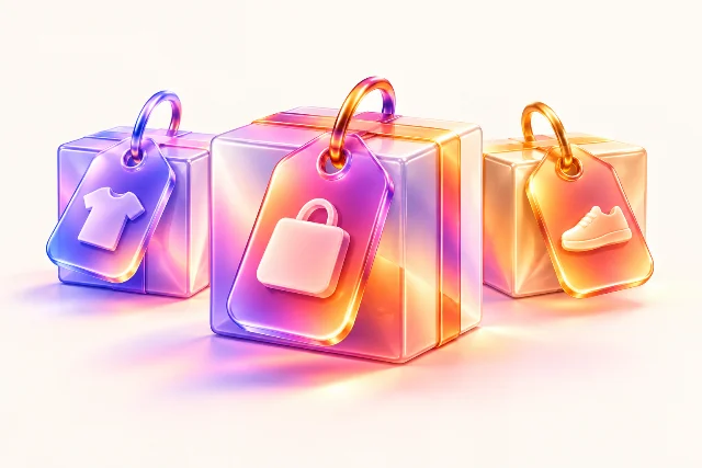 جعبههای محصول با برچسبهای رنگی برای تشخیص هر مدل